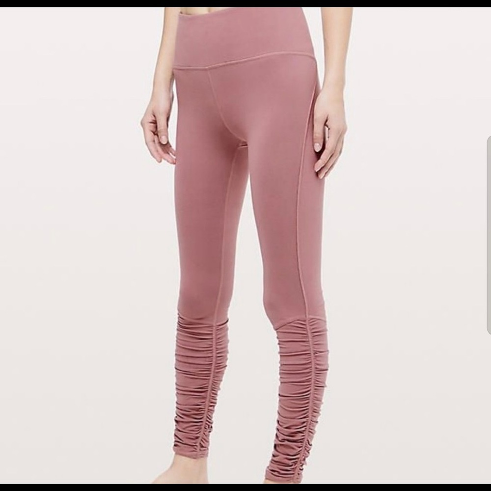 Lululemon Ready to Rulu Leggings in Spanish Rose